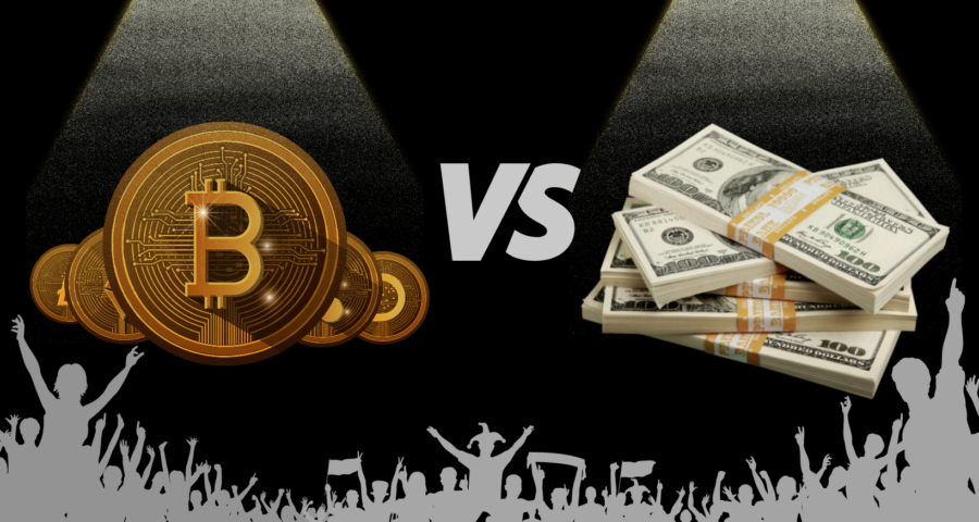 Criptomonedas vs dinero fiduciario